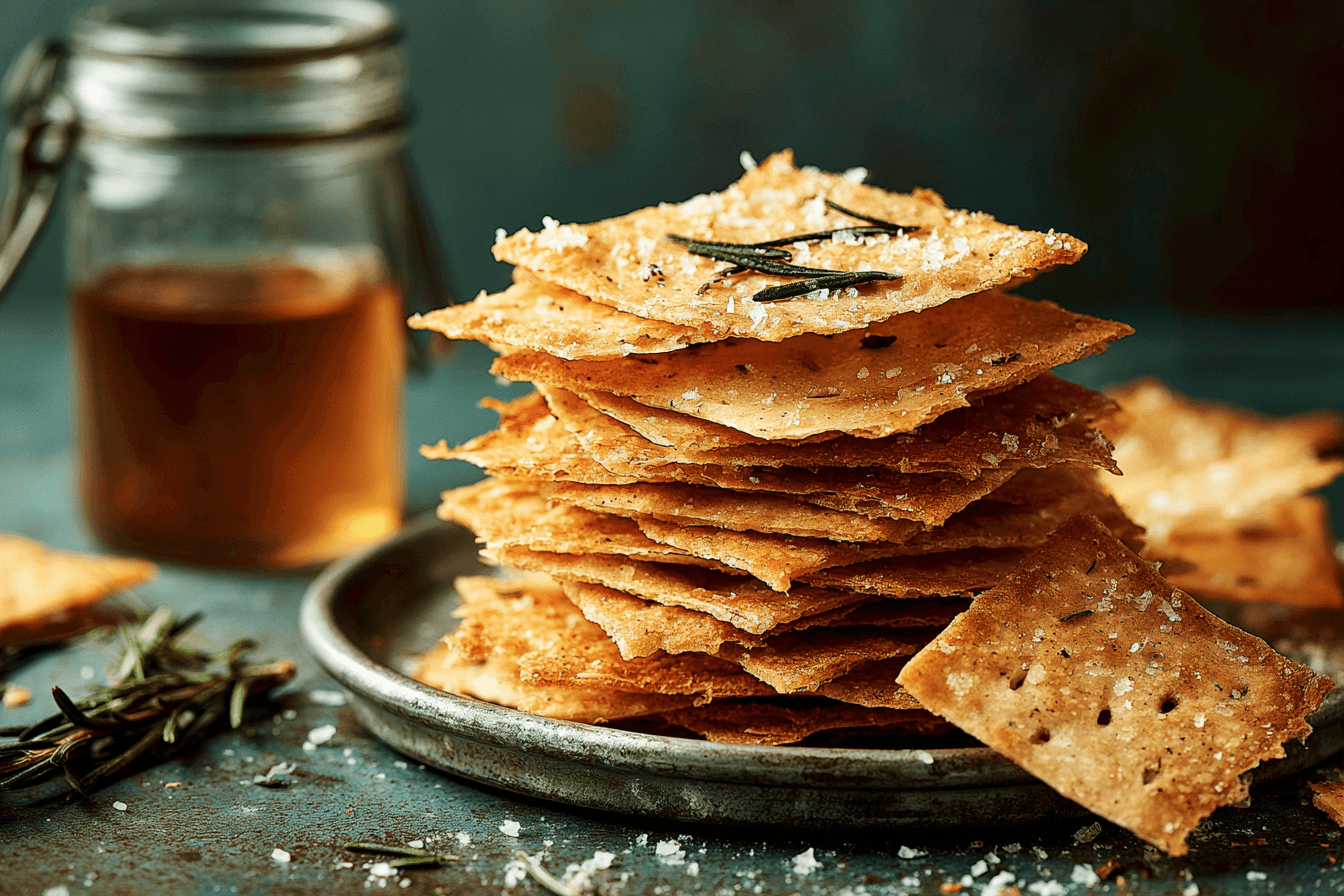 Easy Sourdough Discard Crackers